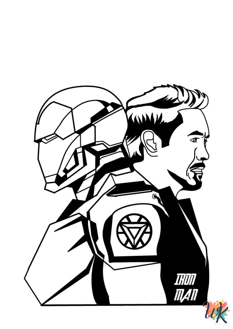 Iron Man coloring pages free printable