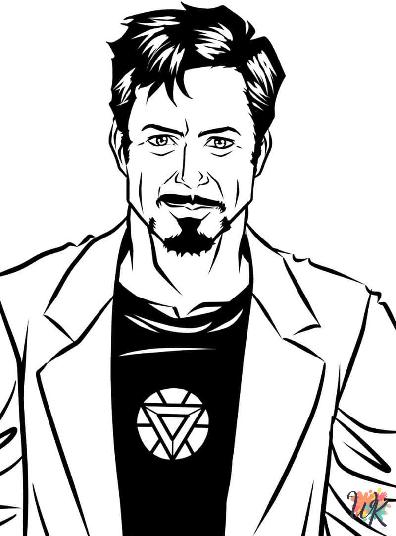 detailed Iron Man coloring pages