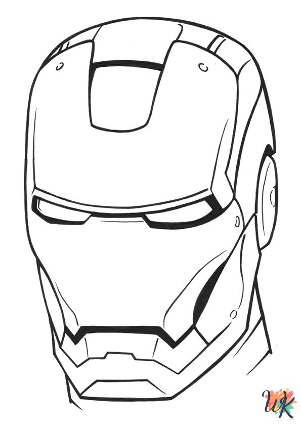 free Iron Man coloring pages for kids 2