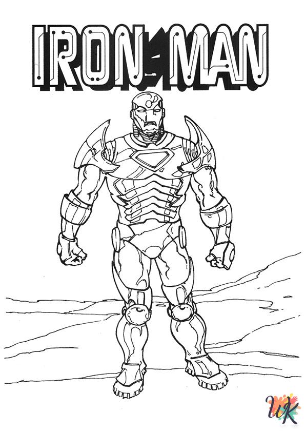 grinch cute Iron Man coloring pages