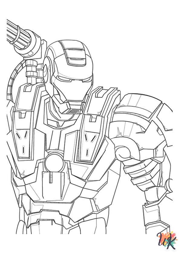 Iron Man free coloring pages