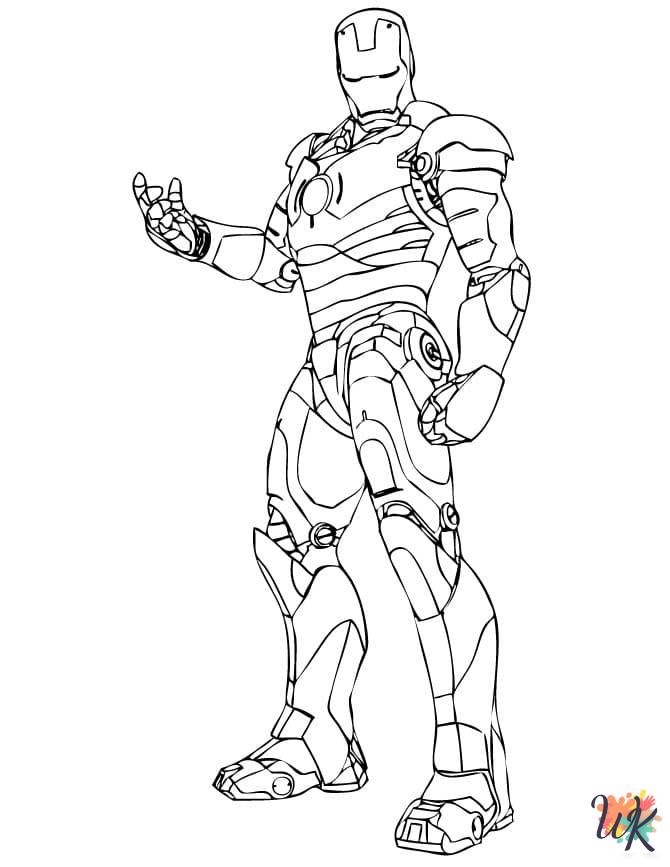 coloring pages printable Iron Man