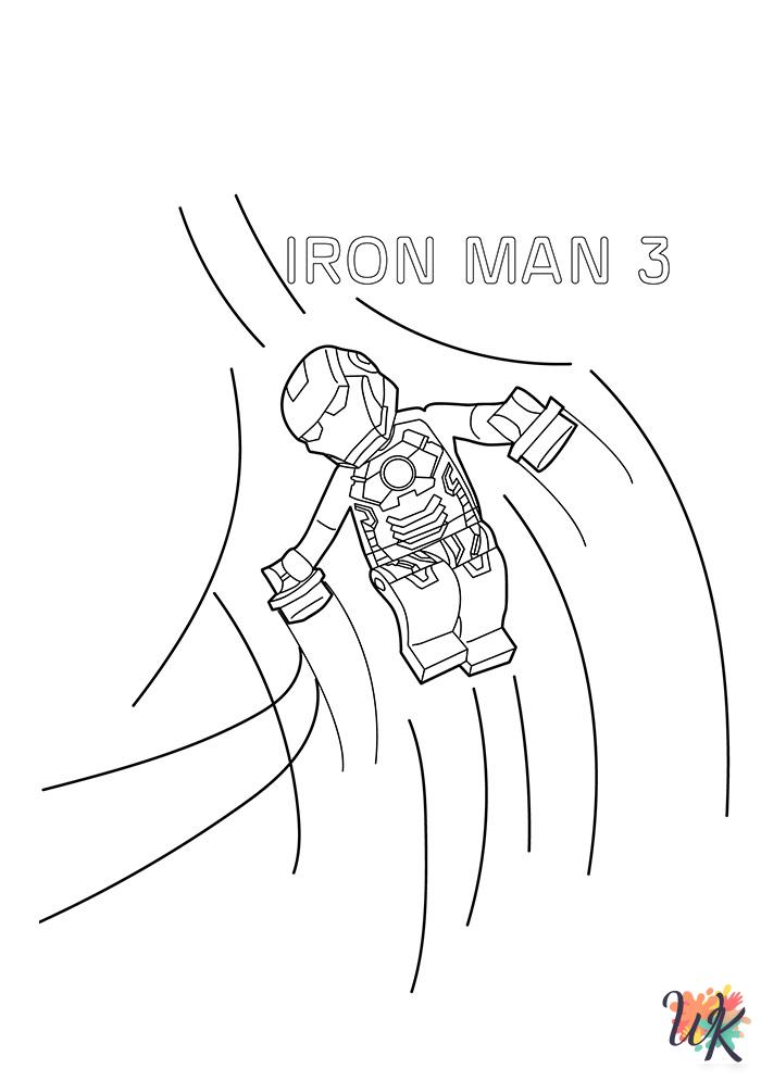 merry Iron Man coloring pages