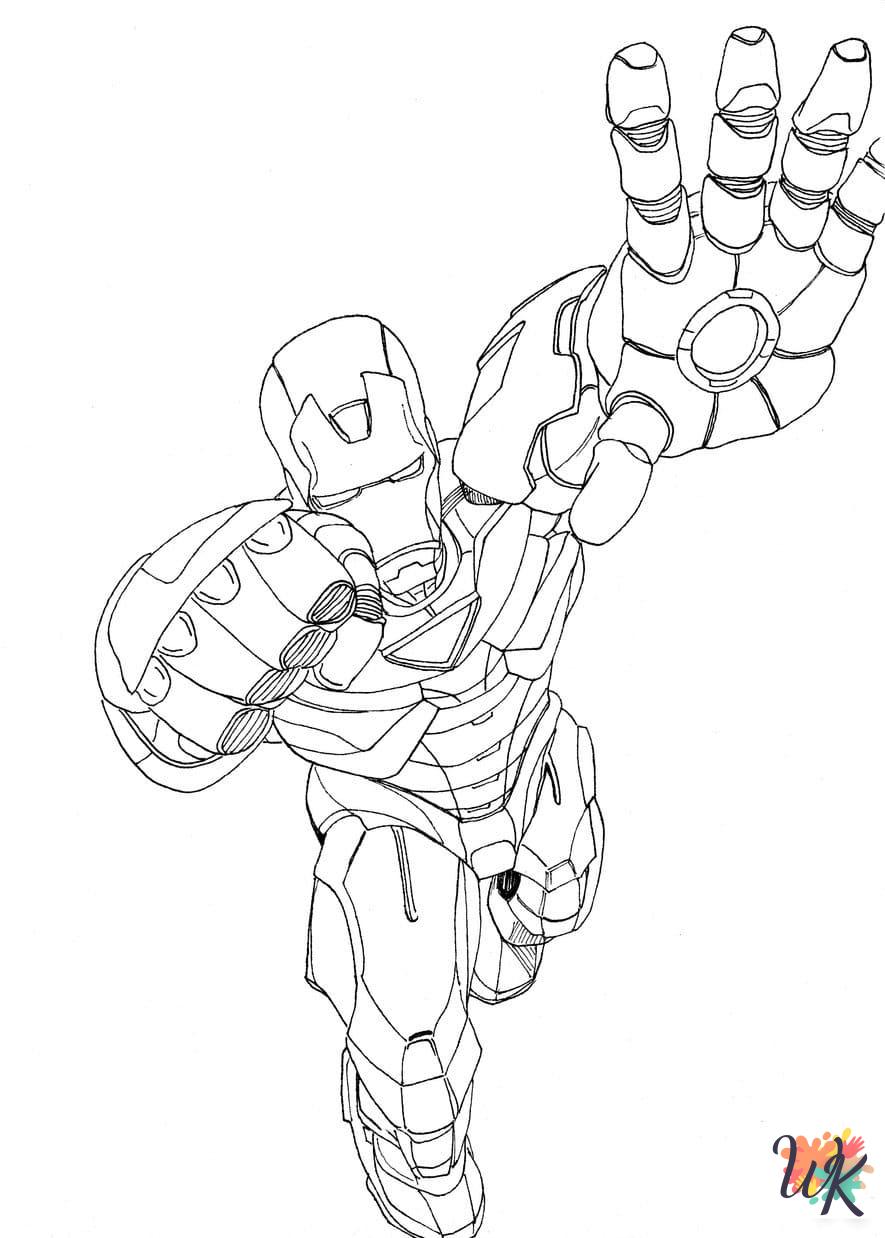 free Iron Man coloring pages pdf
