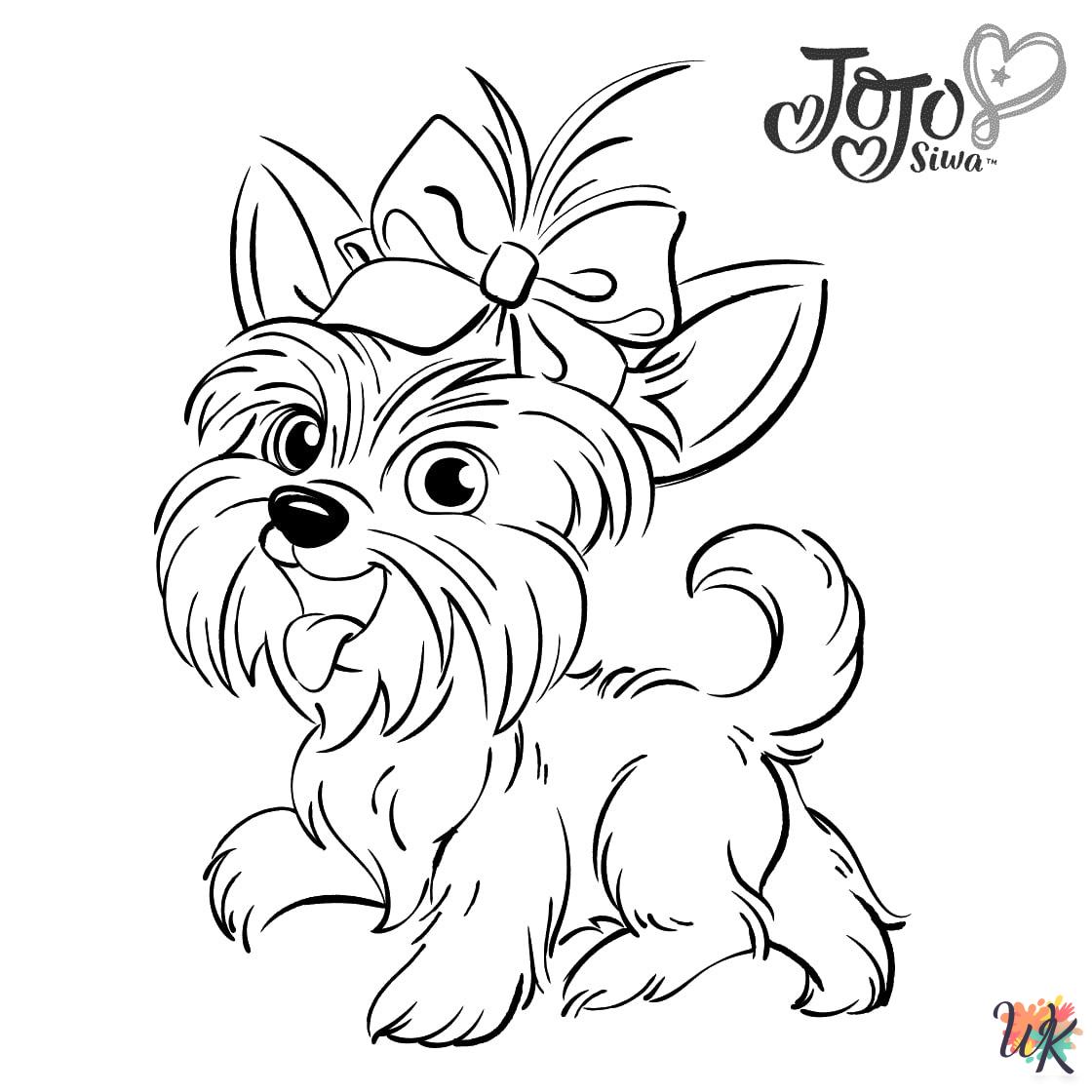 JoJo Siwa coloring pages for adults