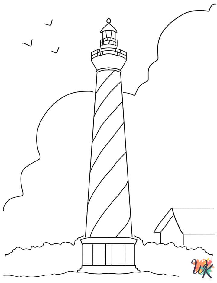 coloring pages for Lighthouse