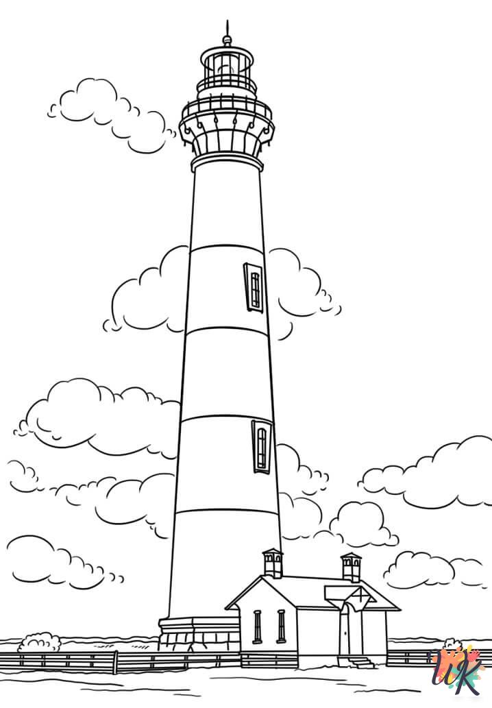 grinch Lighthouse coloring pages