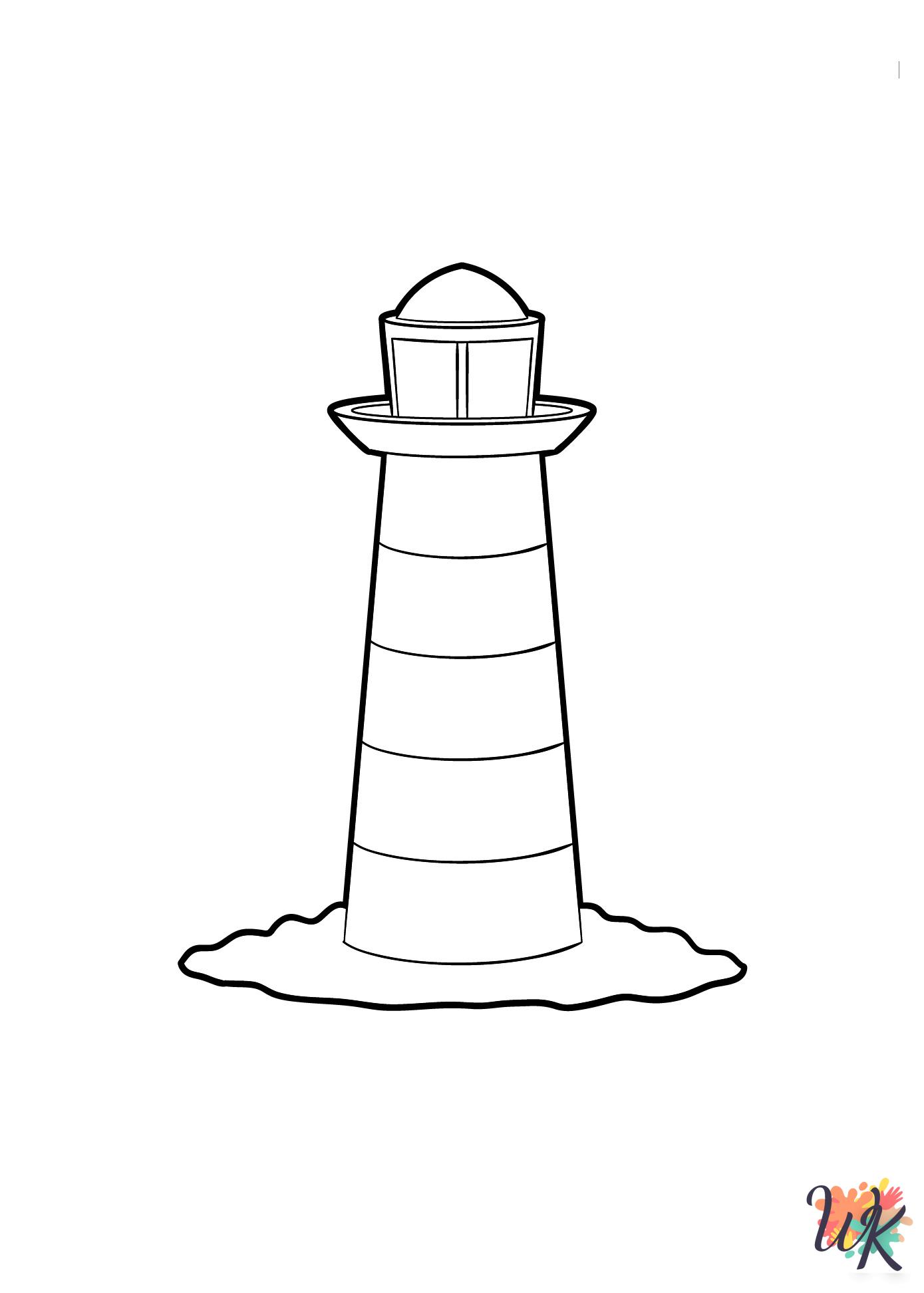 printable coloring pages Lighthouse
