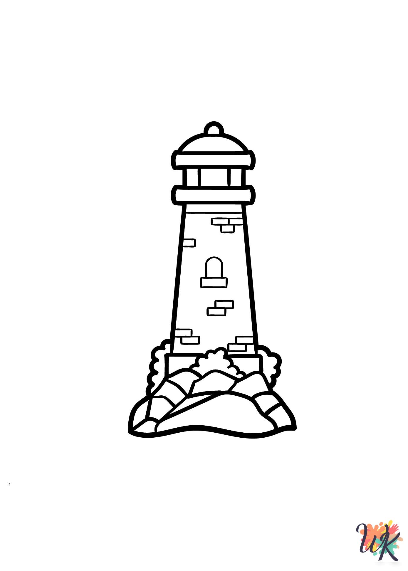 Lighthouse Coloring Pages 41