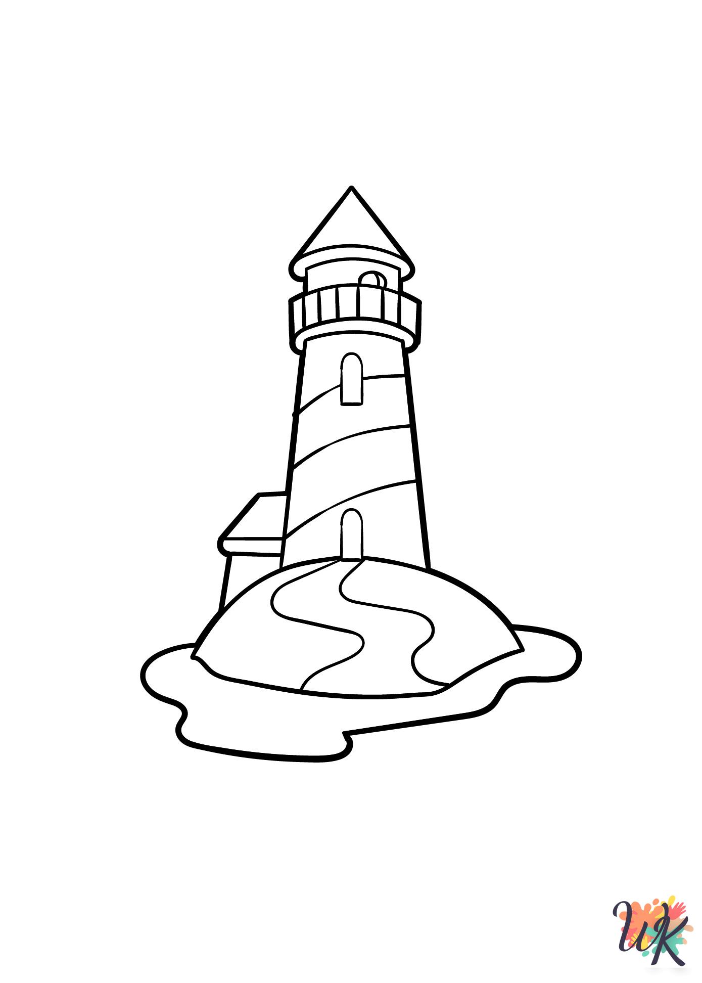 free coloring pages Lighthouse