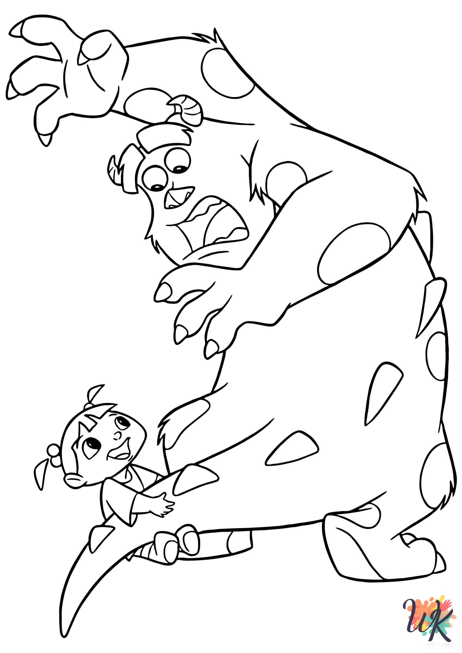 Monsters Inc. Coloring Pages 1 scaled