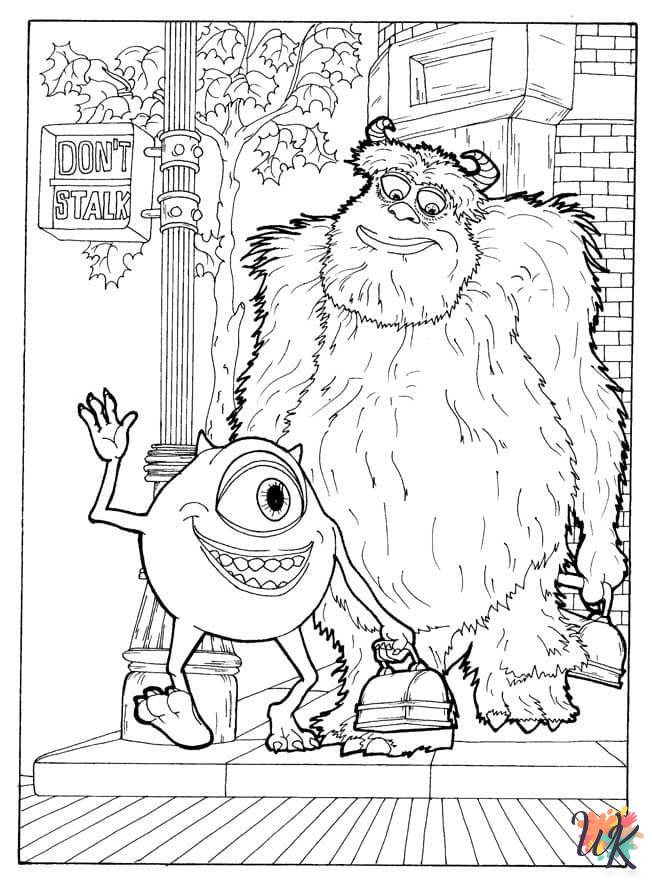 free coloring pages Monsters Inc. 1