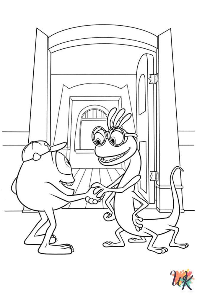 free coloring pages Monsters Inc.