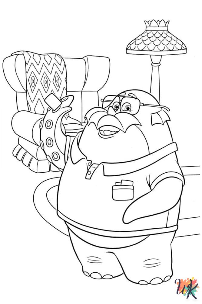 Monsters Inc. Coloring Pages 27