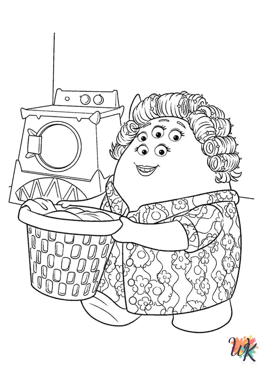 kids Monsters Inc. coloring pages 1