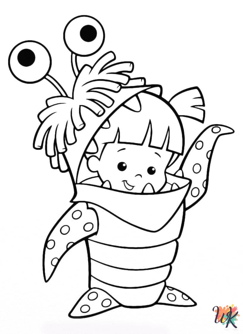 Monsters Inc. free coloring pages 1