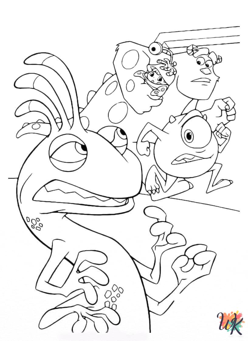 coloring pages Monsters Inc. 1