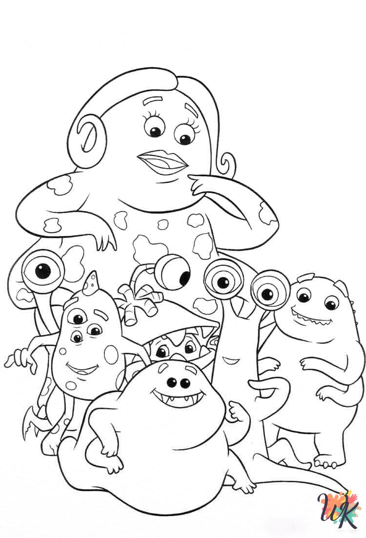 free printable Monsters Inc. coloring pages 1
