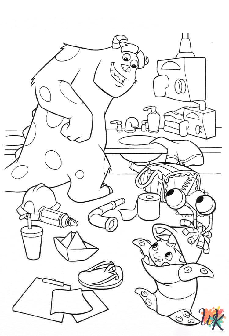 free printable Monsters Inc. coloring pages