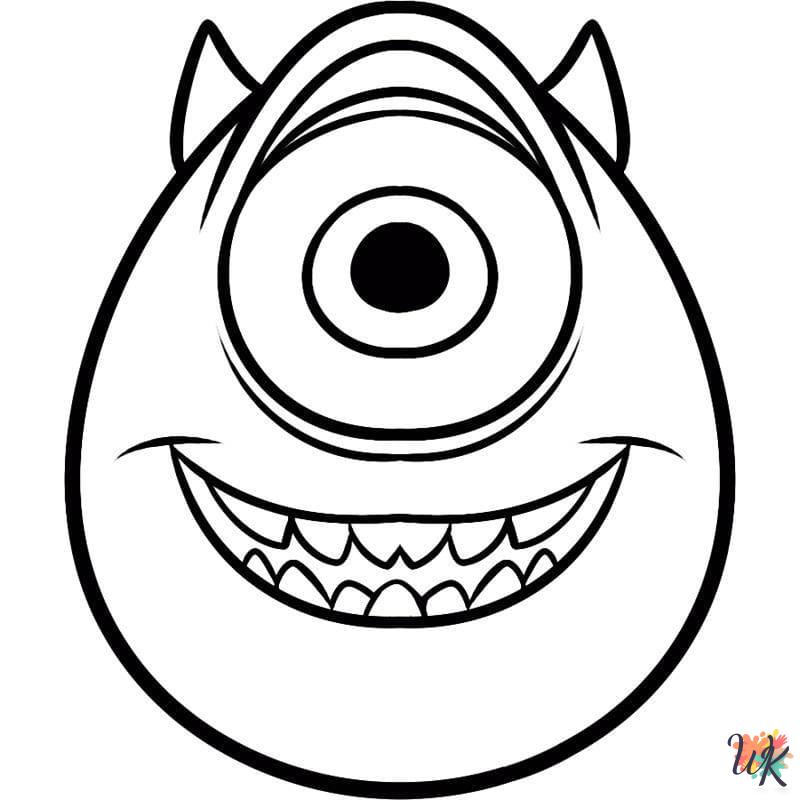 Monsters Inc. coloring pages for kids