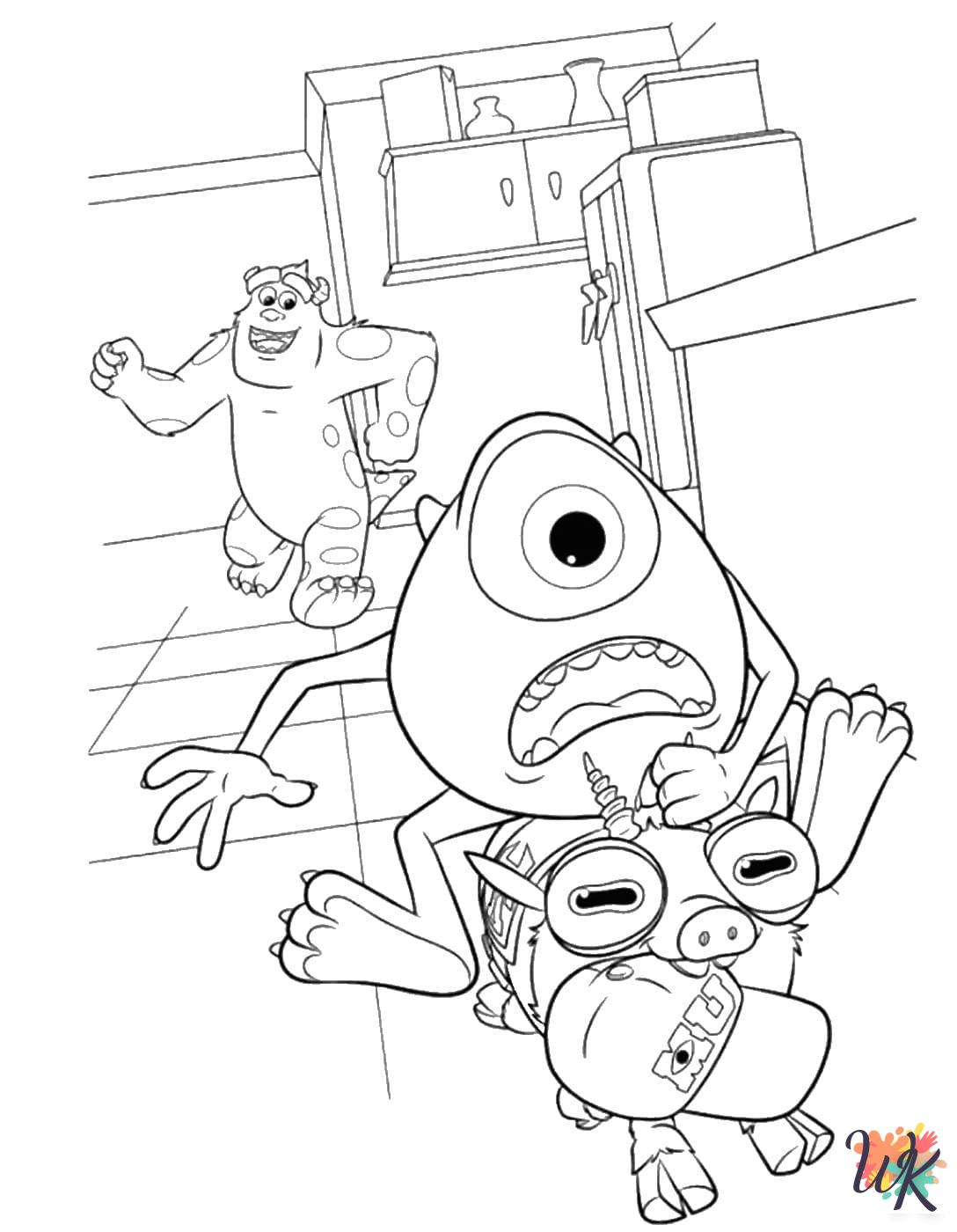 Monsters Inc. Coloring Pages 46
