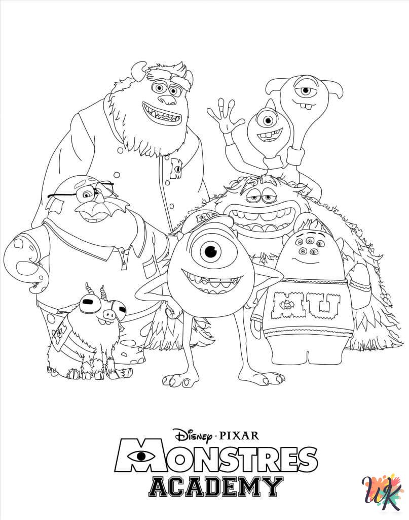 Monsters Inc. Coloring Pages 48