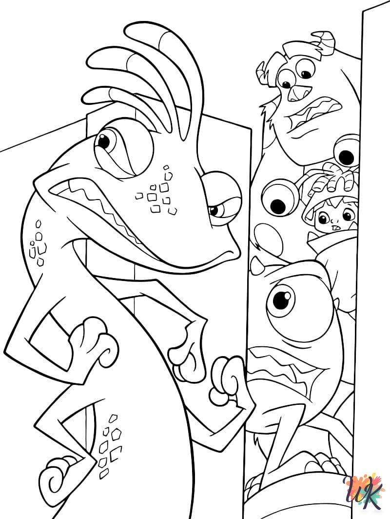free Monsters Inc. coloring pages pdf