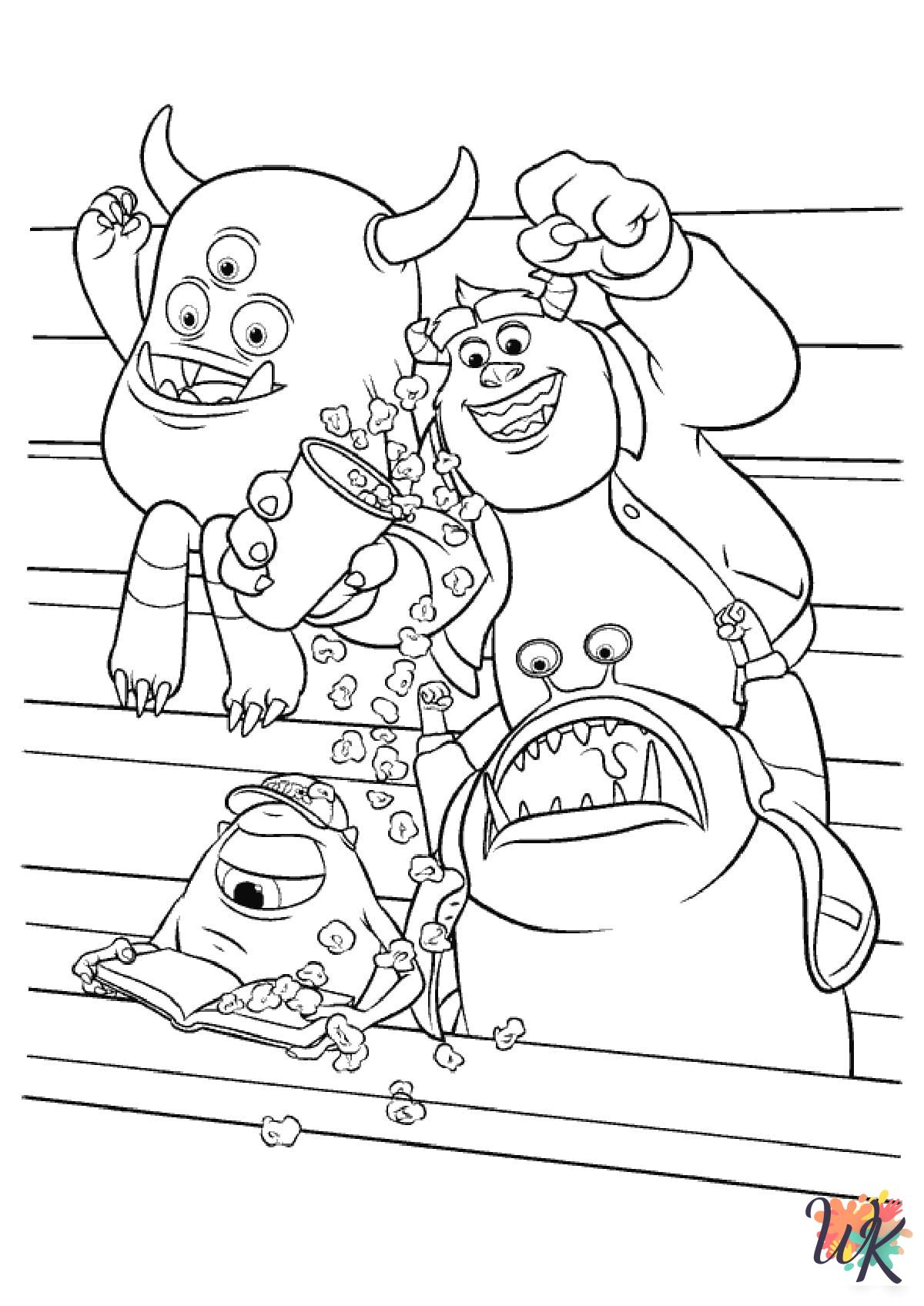 Monsters Inc. Coloring Pages 51