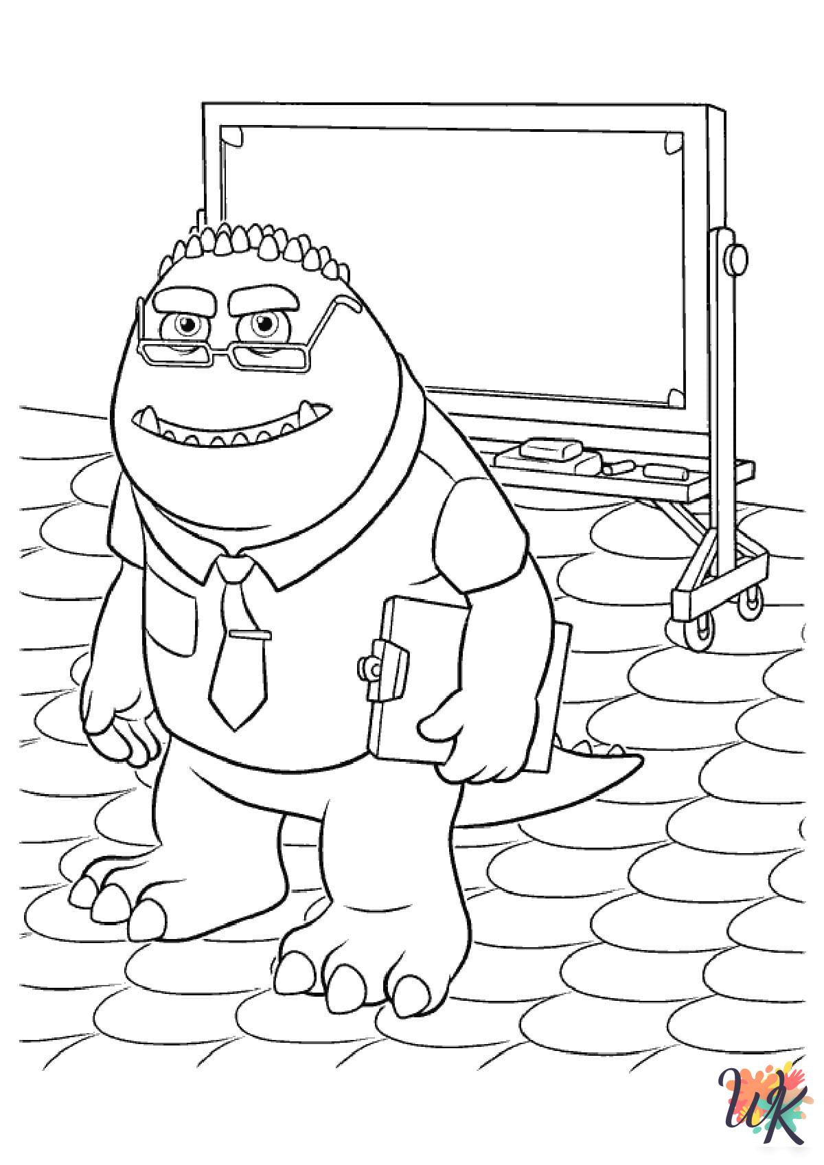 Monsters Inc. coloring pages printable