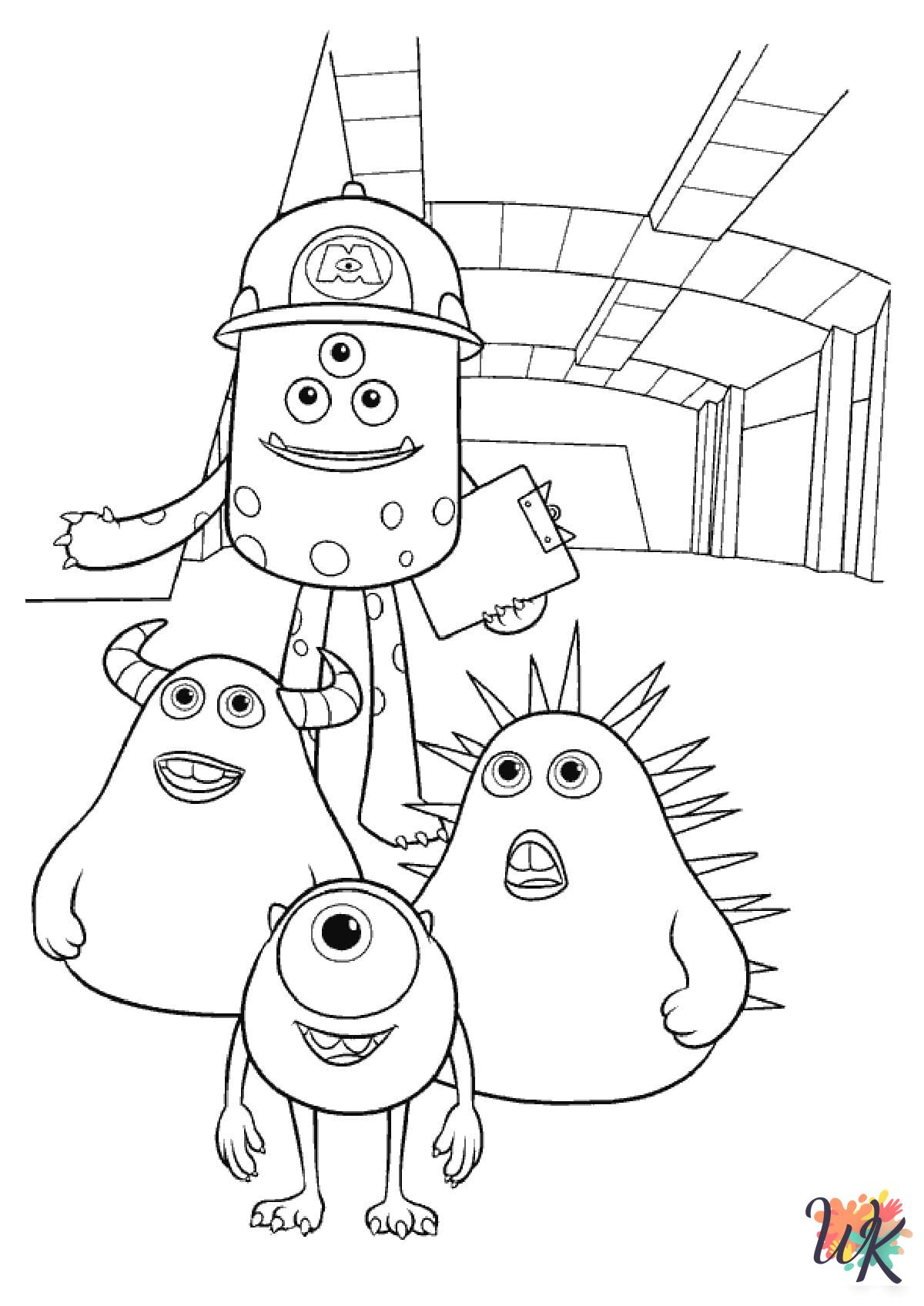 Monsters Inc. Coloring Pages 54