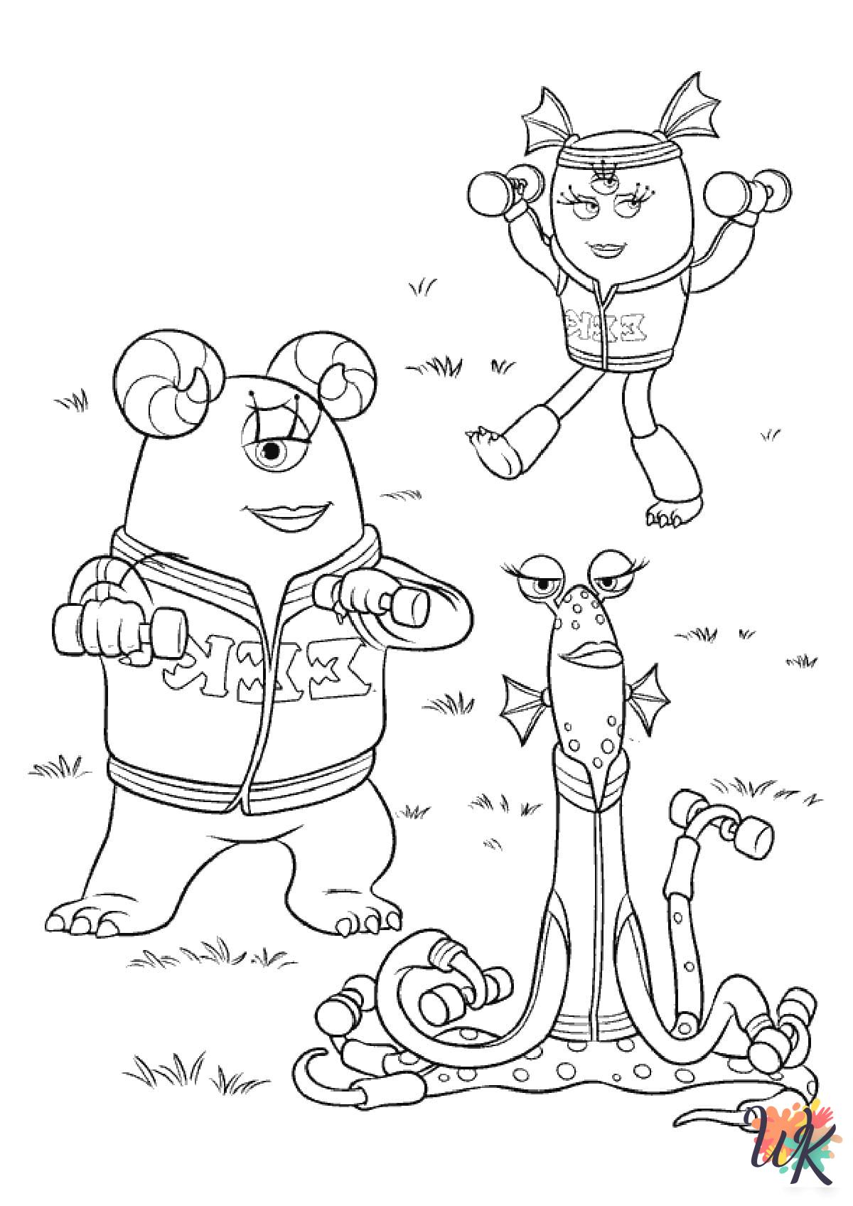 Monsters Inc. Coloring Pages 56