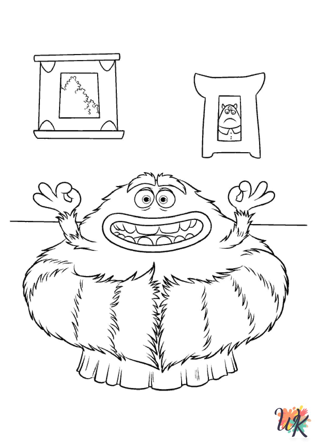 Monsters Inc. Coloring Pages 58