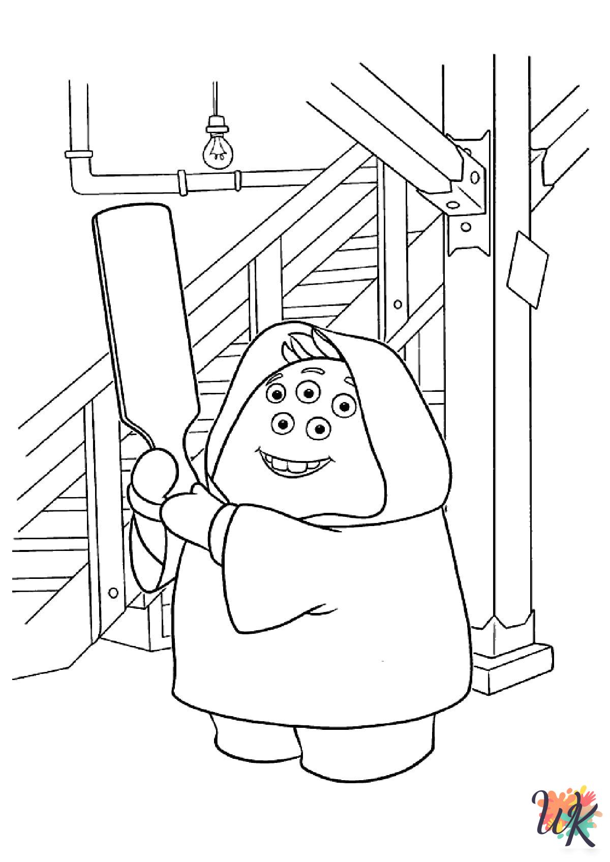 Monsters Inc. Coloring Pages 60