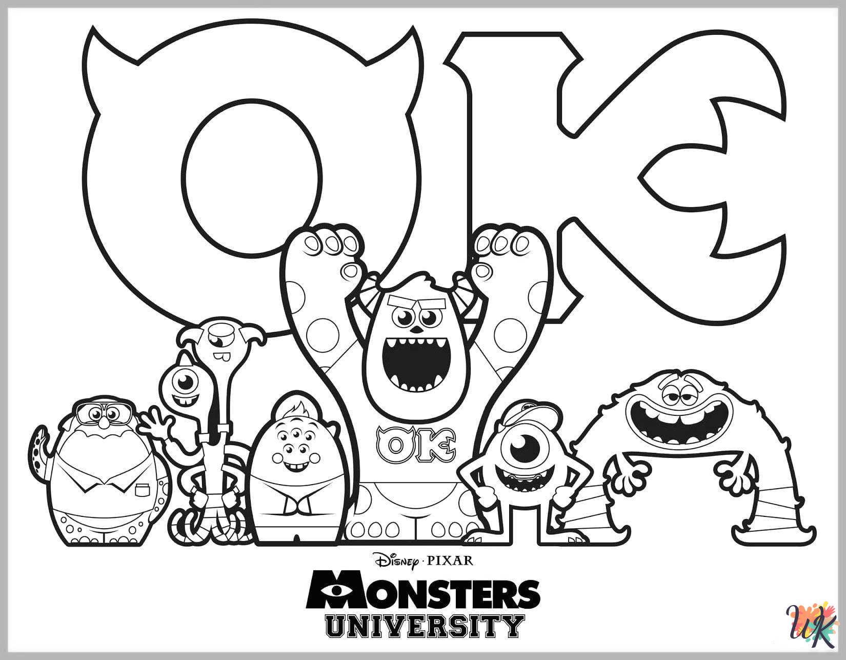 Monsters Inc. Coloring Pages 61