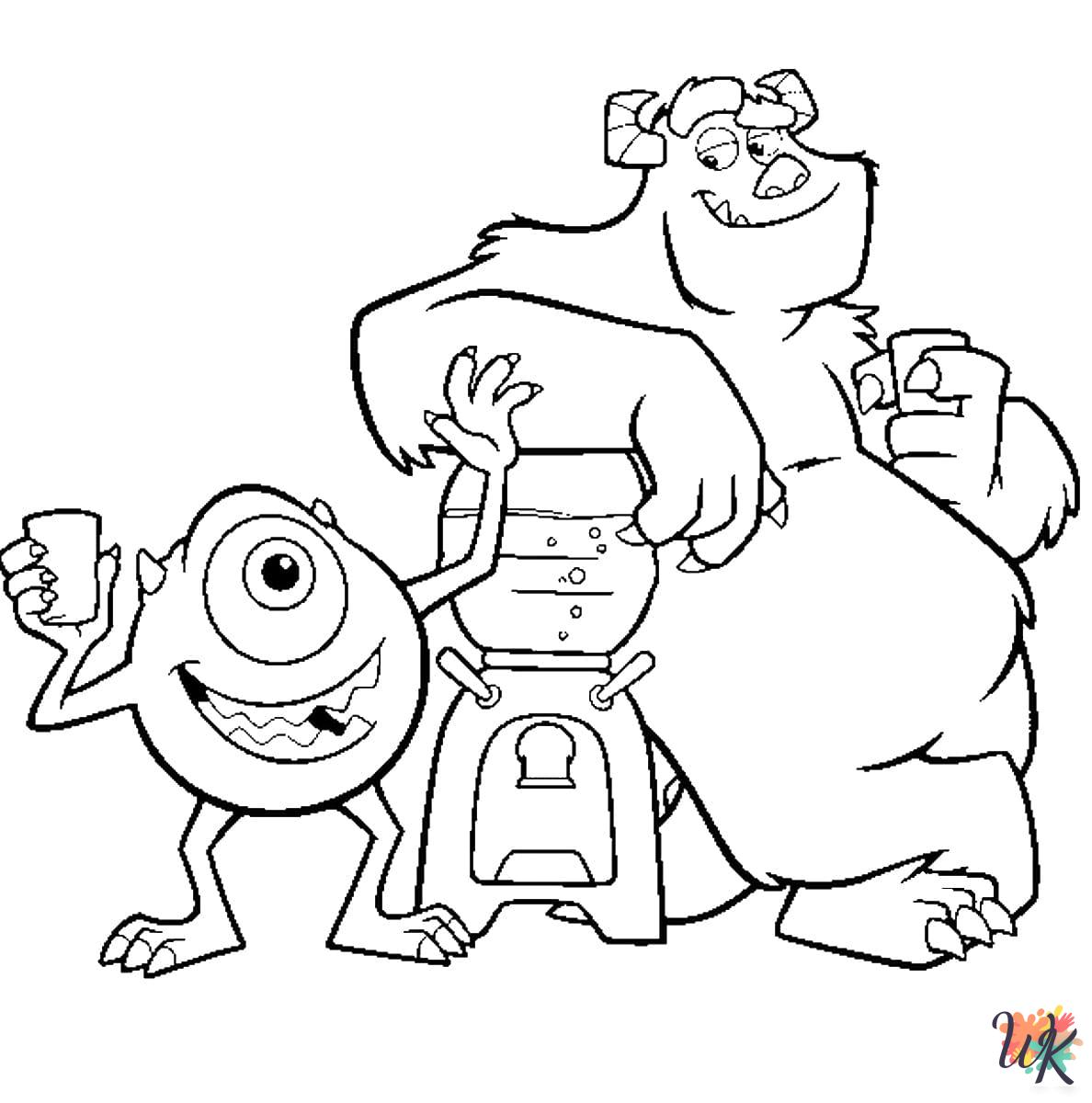 Monsters Inc. Coloring Pages 7