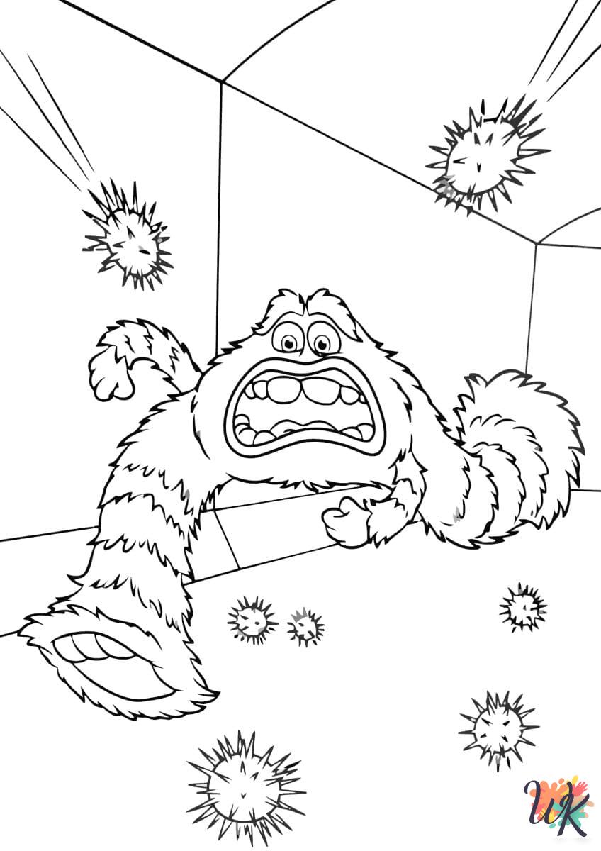 Monsters Inc. Coloring Pages 8