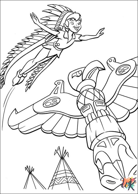 coloring pages printable Peter Pan