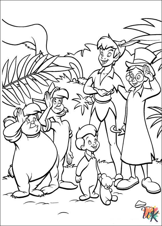 Peter Pan coloring pages to print