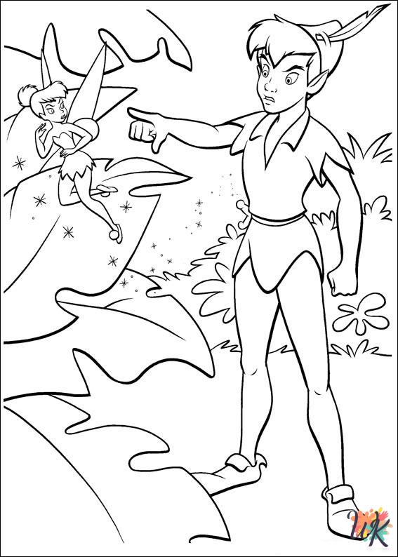 coloring pages for Peter Pan