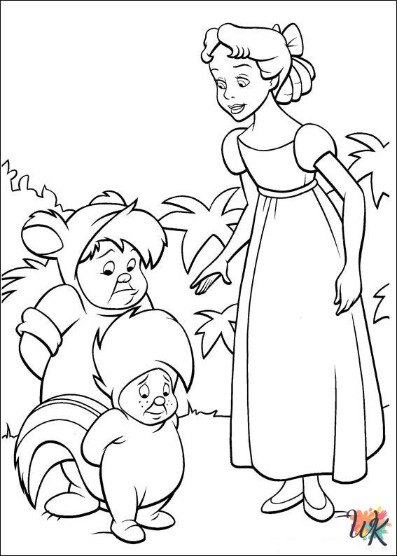 kids Peter Pan coloring pages