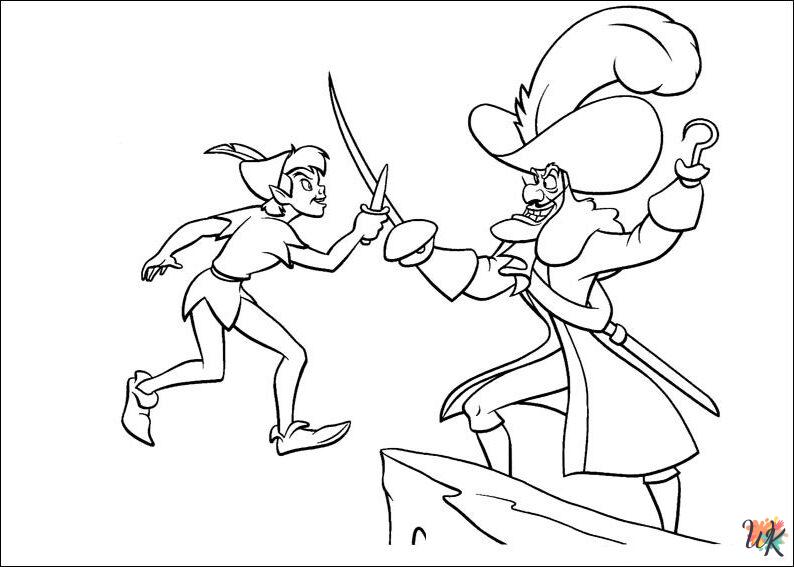 free Peter Pan coloring pages for adults