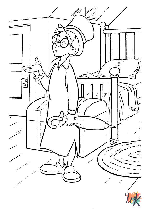 Peter Pan coloring pages for adults easy