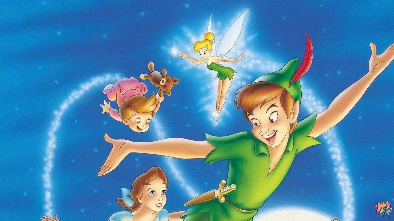 Peter Pan coloring pages 1 Peter Pan coloring pages
