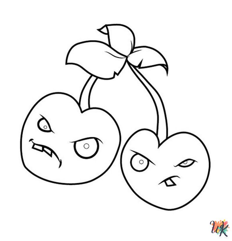free Plants vs. Zombies coloring pages