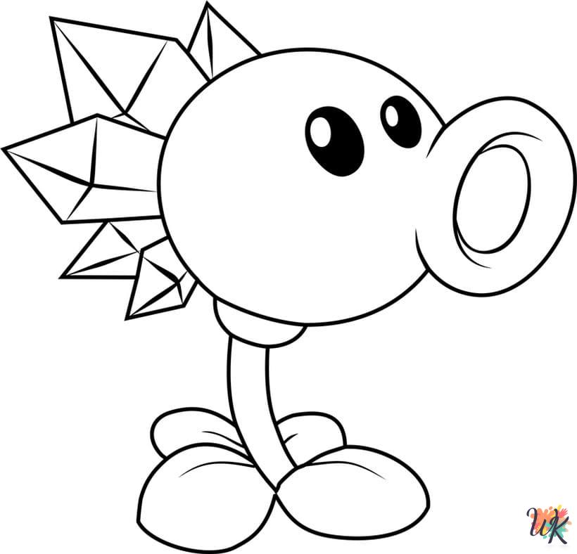 Plants vs. Zombies coloring pages printable free