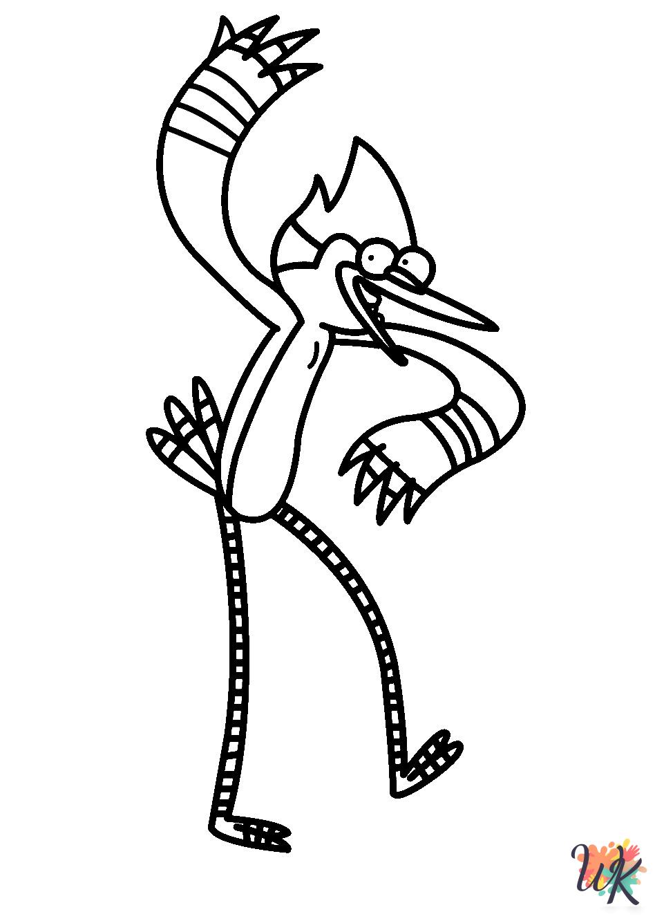 Regular Show coloring pages printable free