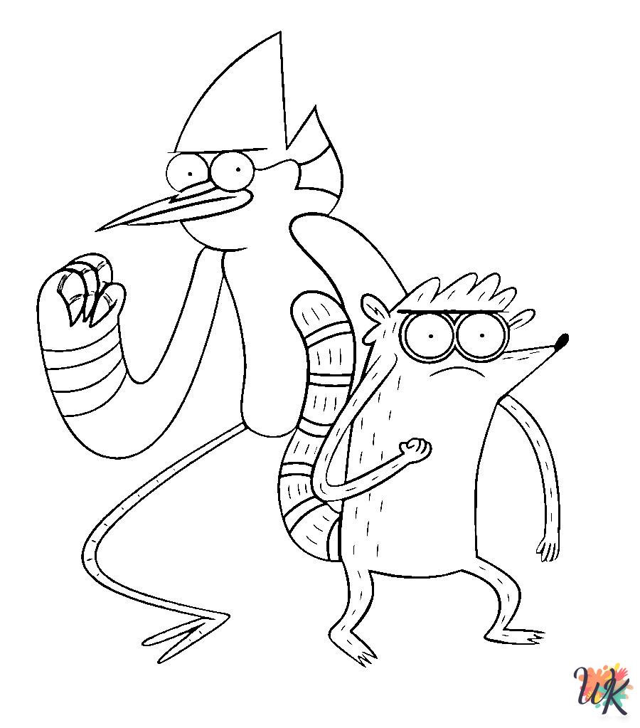 Regular Show coloring pages to print