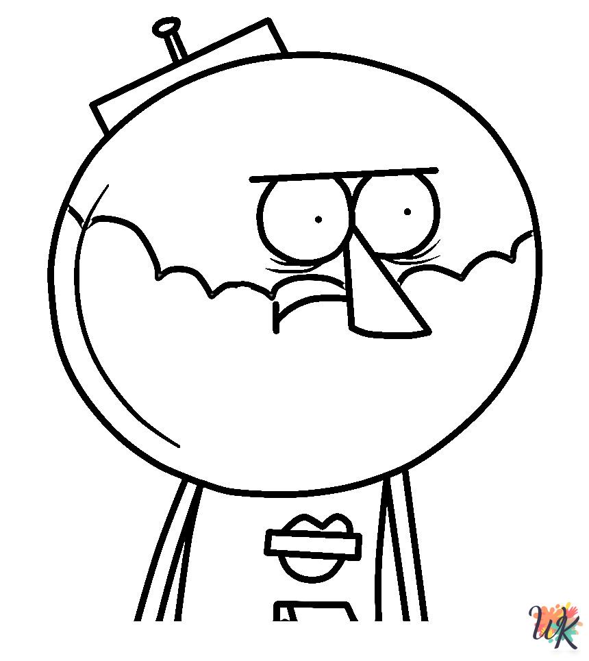 Regular Show free coloring pages