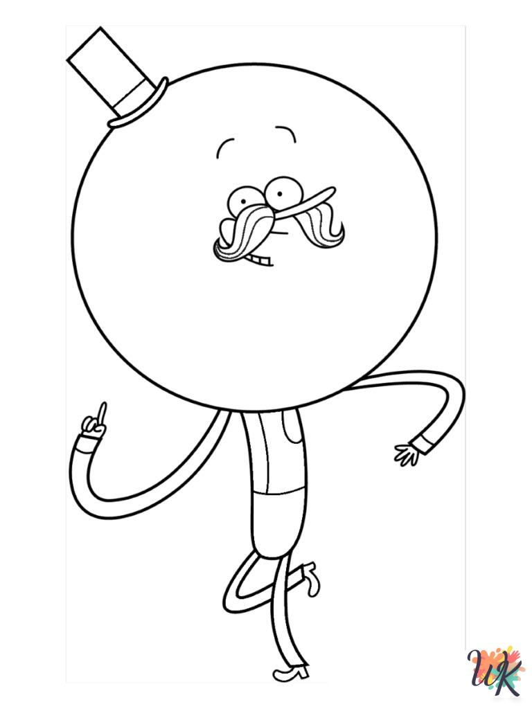 coloring pages for Regular Show
