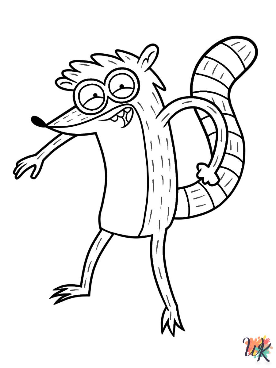 fun Regular Show coloring pages